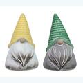 Youngs Cement Gnome Garden Decor, 2 Assorted Color 73302